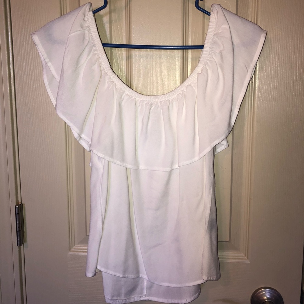 Off the shoulder crop top